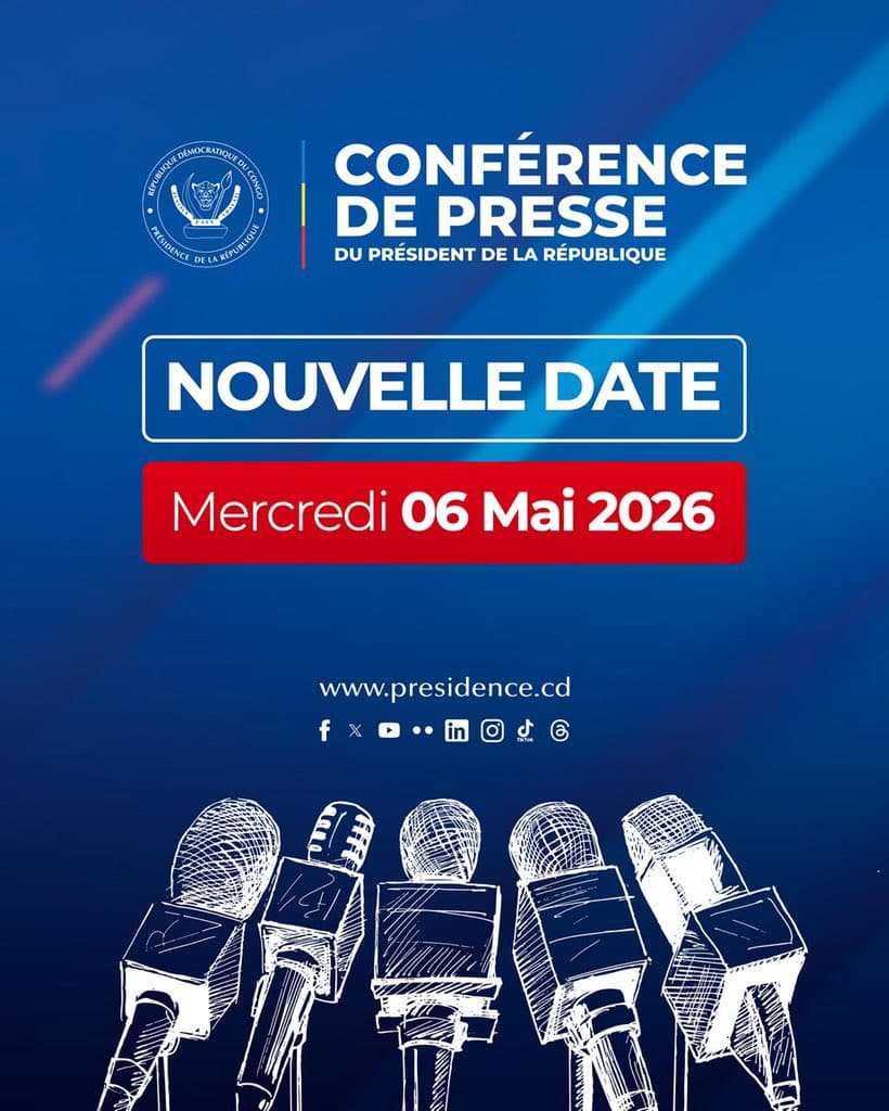 RDC : la conférence de presse de Félix Tshisekedi reportée au 6 mai