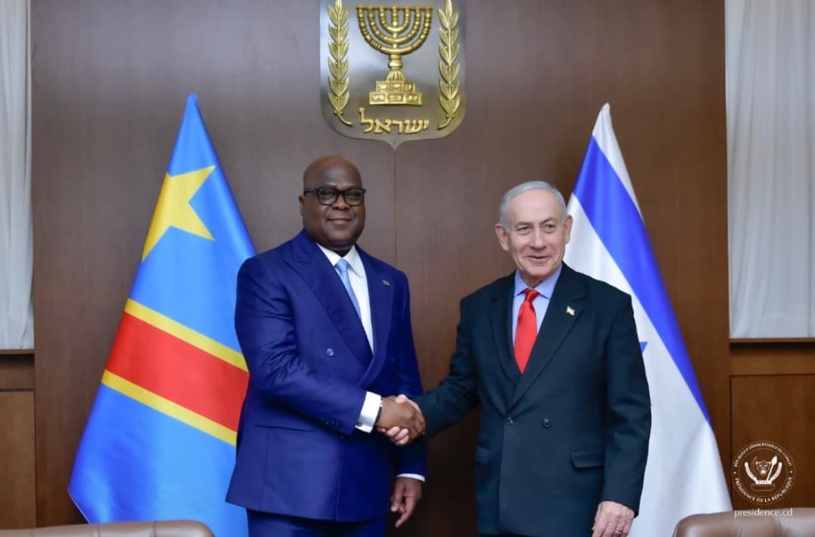 RDC–ISRAËL : FÉLIX TSHISEKEDI RENFORCE LE PARTENARIAT STRATÉGIQUE AVEC ISRAËL
