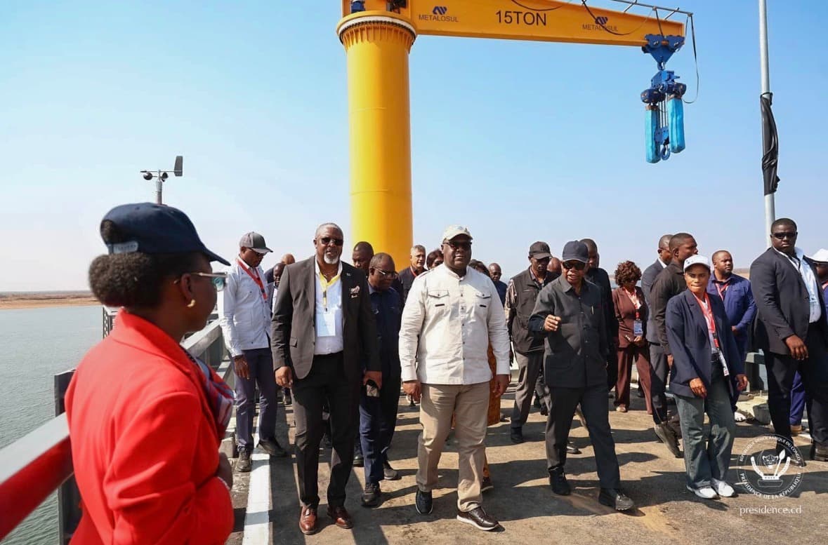 RDC–ANGOLA : TSHISEKEDI À CUNENE POUR S’INSPIRER DES INFRASTRUCTURES DE LUTTE CONTRE LA SÉCHERESSE