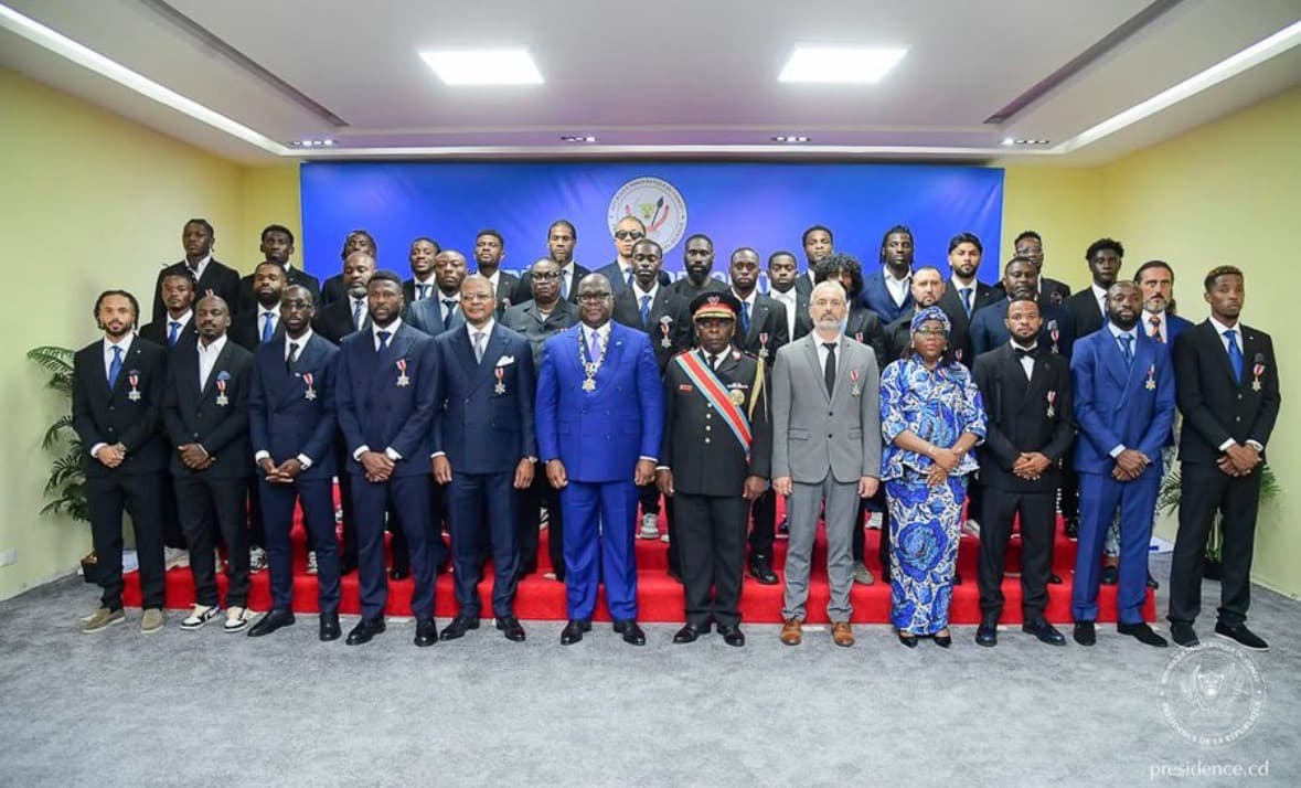 MONDIAL 2026 : FÉLIX TSHISEKEDI DÉCORE LES LÉOPARDS AU GRADE DE « CHEVALIER »