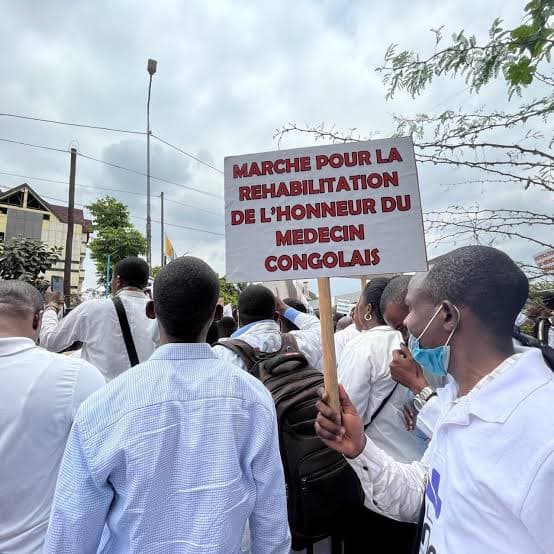 RDC : les médecins et infirmiers annoncent une grève générale dès le 15 octobre